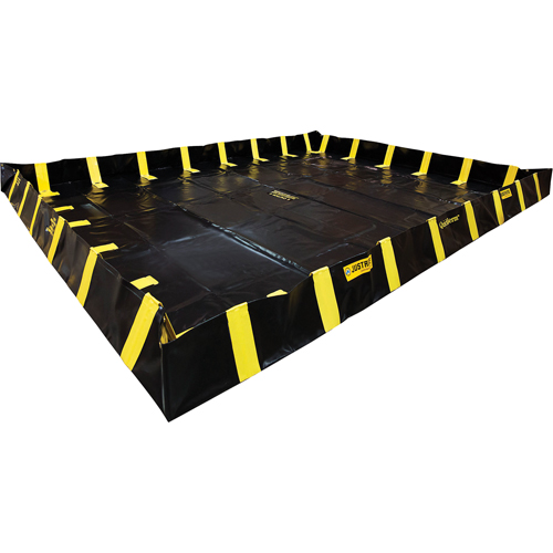 Bermes de confinement avec supports int&eacute;rieurs de parois QuickBerm , Capacit&eacute; 2390 gal. US, 16' la x 20' lo x 12" h, Support &agrave; encliqueter Distribution Élite MP