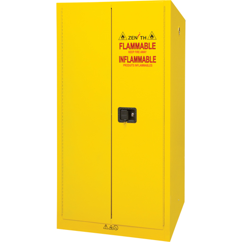Armoire pour produits inflammables, 60 gal., 2 Porte(s), 34" La x 65" h x 34" p Distribution Élite MP