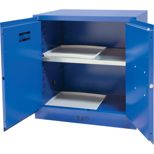Armoire pour liquides corrosifs, 22 gal., 35" x 35" x 22" Distribution Élite MP