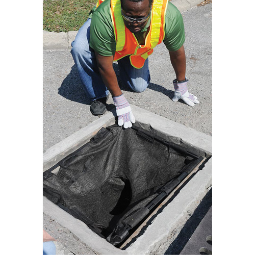 Bac de r&eacute;tention carr&eacute; Ultra-Drain Guard avec orifice de trop-plein, Huile & s&eacute;diments, 16" - 28" lo x 20" - 36" la Distribution Élite MP