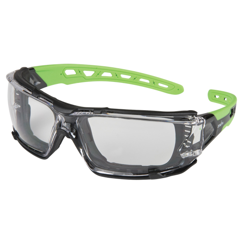 Z2500 Series Safety Glasses with Foam Gasket, Clear Lens, Anti-Scratch, ANSI Z87+/Meets/Exceeds CSA Z94.3 Distribution Élite MP