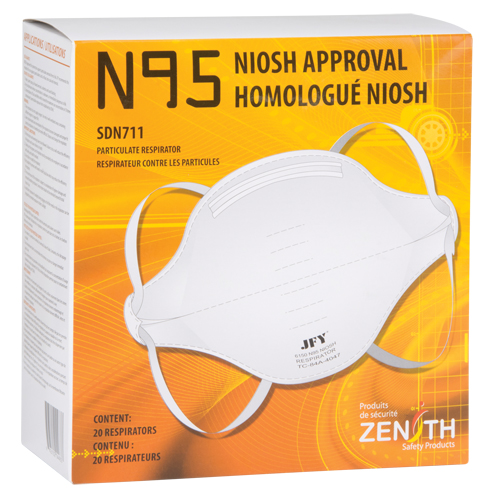 Respirateur contre les particules, N95, Certifi&eacute; NIOSH, Moyen/grand Distribution Élite MP