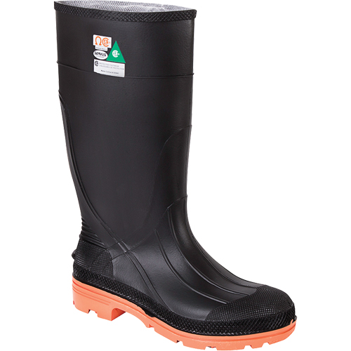 PRM Workboots, PVC, Steel Toe, Size 11, Puncture Resistant Sole Distribution Élite MP