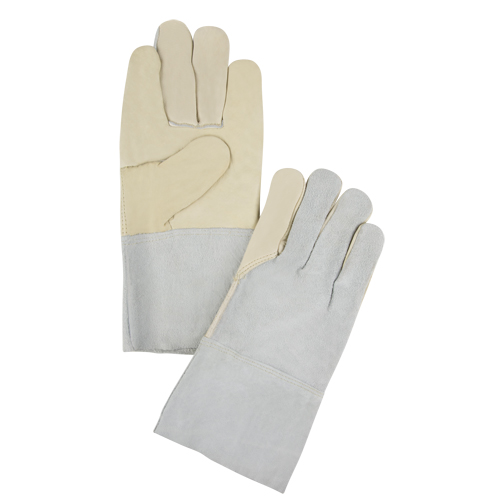 Standard-Duty Work Gloves, 2X-Large, Grain Cowhide Palm Distribution Élite MP