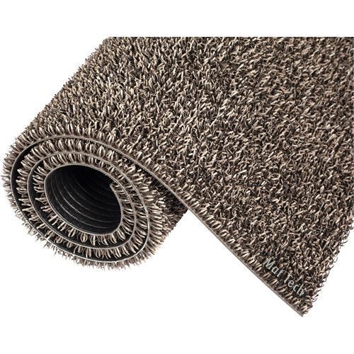 Tapis Astro-Plus, Poly&eacute;thyl&egrave;ne, Grattoir Type, Motif Textur&eacute;, 3-3/10' x 4', Brun Distribution Élite MP
