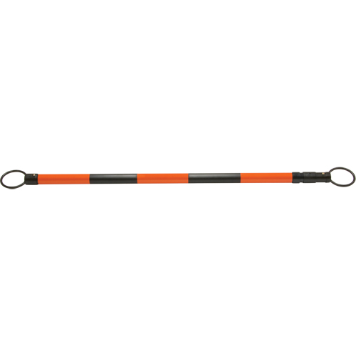 Retractable Cone Bar, 7' 5" Extended Length, Black/Orange Distribution Élite MP