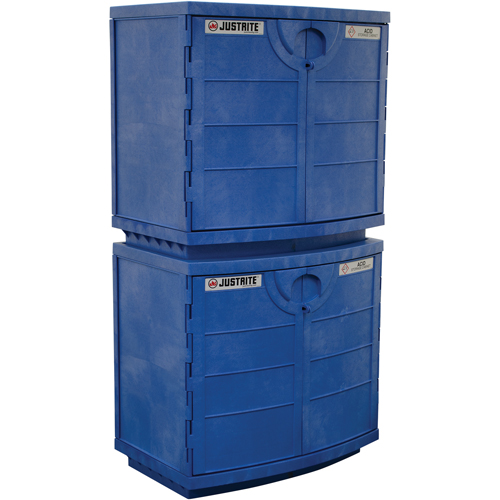 Polyethylene Corrosive/Acid Cabinet, 24 gal., 36" x 35" x 25" Distribution Élite MP