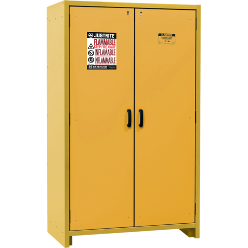 Armoire d'entreposage 30 minutes s&eacute;curitaire et conforme &agrave; la norme EN, 45 gal., 2 Porte(s), 45,83" La x 76,65" h x 24,21" p Distribution Élite MP