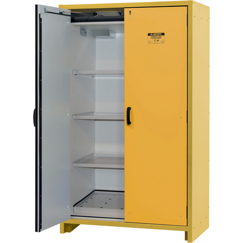 Armoire d'entreposage 30 minutes s&eacute;curitaire et conforme &agrave; la norme EN, 45 gal., 2 Porte(s), 45,83" La x 76,65" h x 24,21" p Distribution Élite MP
