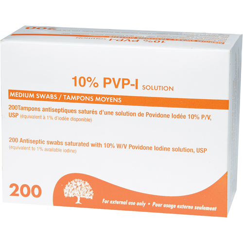 Povidone Iodine Prep Treatment, Towelette, Antiseptic Distribution Élite MP