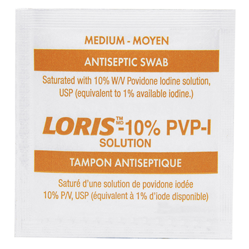 Povidone Iodine Prep Treatment, Towelette, Antiseptic Distribution Élite MP
