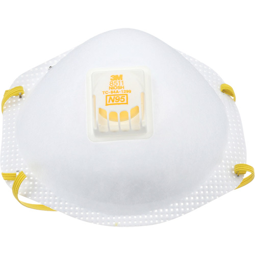 8511 Particulate Respirators, N95, NIOSH Certified Distribution Élite MP