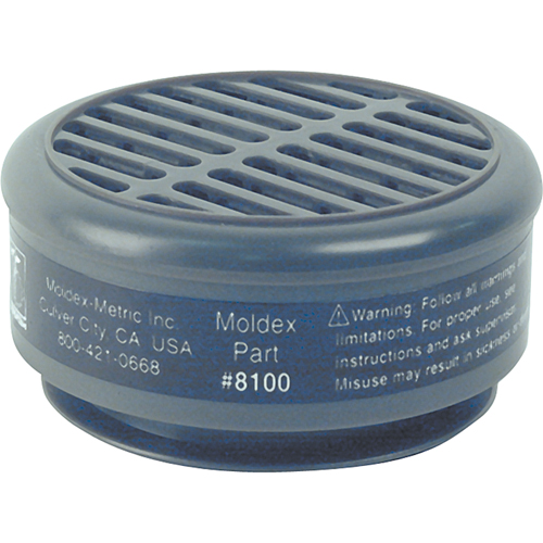 Cartouches de rechange de la s&eacute;rie 8000, Cartouche gaz/vapeur, Vapeur organique Distribution Élite MP