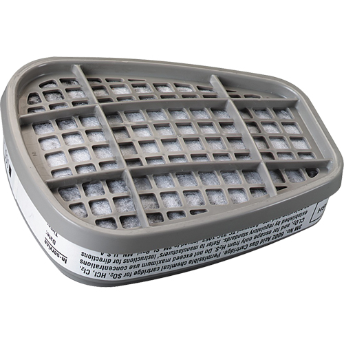 Cartouches pour respirateur s&eacute;rie 6000, Cartouche gaz/vapeur, Gaz acide Distribution Élite MP