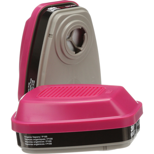 Cartouches pour respirateur s&eacute;rie 6000, Cartouche gaz/vapeur, Vapeurs organiques/P100 Distribution Élite MP