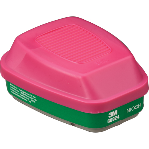 6000 Series Respirator Cartridges, Gas/Vapour Cartridge, Ammonia/Methylamine Distribution Élite MP