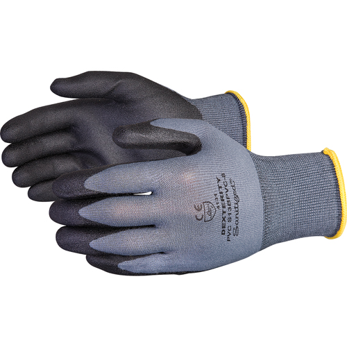 Gants enduits Dexterity, 9/Grand, R&ecirc;vetement PVC, Calibre 13, Enveloppe en Nylon Distribution Élite MP