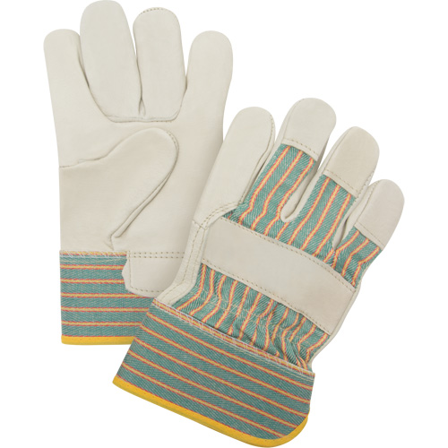 Abrasion-Resistant Fitter's Gloves, Medium, Grain Cowhide Palm Distribution Élite MP