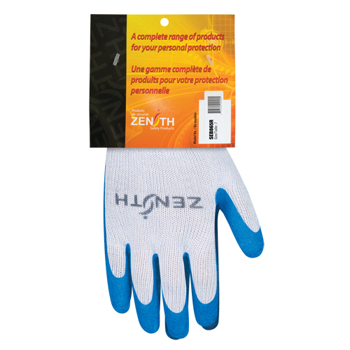 Gants enduits tricot&eacute; sans couture en caoutchouc naturel, 7, R&ecirc;vetement Latex de caoutchouc, Calibre 10, Enveloppe en Polyester/Coton Distribution Élite MP