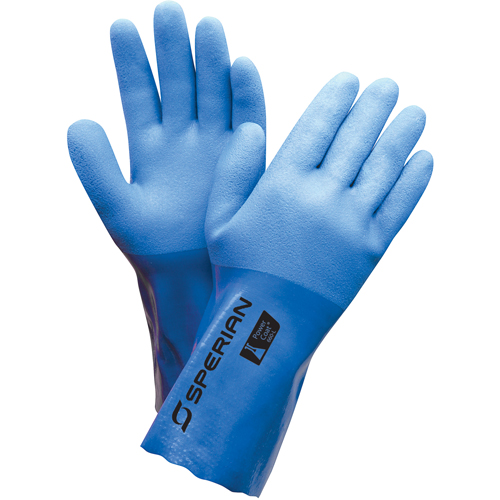 Triple Dip Gloves, Size X-Large/10, 12" L, PVC, Flock-Lined Inner Lining, 35-mil Distribution Élite MP