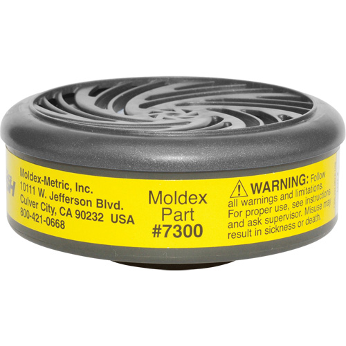 7000/9000 Series Respirator Filters, Gas/Vapour Cartridge, Organic Vapour/Acid Gas Distribution Élite MP