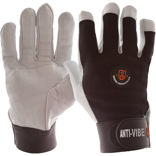 Gants antivibrations Air Glove, Taille Moyen, Paume Cuir perl&eacute; Distribution Élite MP