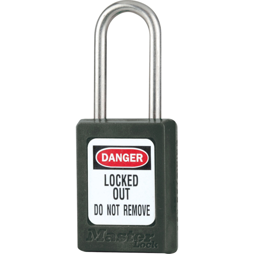 Cadenas de s&eacute;curit&eacute; S31 Zenex, Noir, Cl&eacute;s diff&eacute;rentes, Thermoplastique, Largeur de 1-3/8" Distribution Élite MP