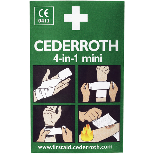 Coagulant 4-dans-1 Cederroth, 5" lo x 3" la Distribution Élite MP