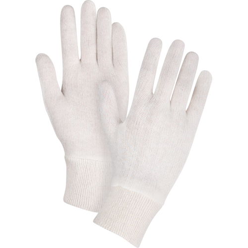 Mediumweight Inspection Gloves, Poly/Cotton, Knit Wrist Cuff, Ladies Distribution Élite MP