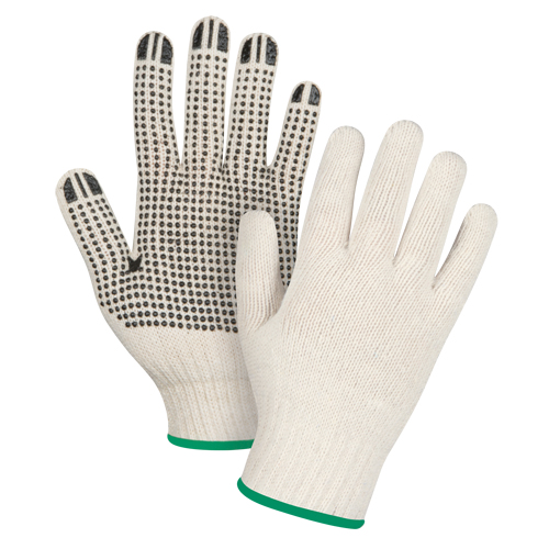 Gants tricot&eacute;s de poids lourd, Poly/coton, Un c&ocirc;t&eacute;, Calibre 7, Moyen Distribution Élite MP