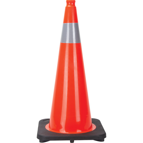 Traffic Cone, 28", Orange, 4" Reflective Collar(s) Distribution Élite MP