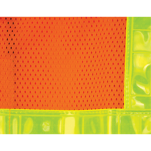 5-Point Tear-Away Traffic Safety Vest, High Visibility Orange, Medium, Polyester Distribution Élite MP