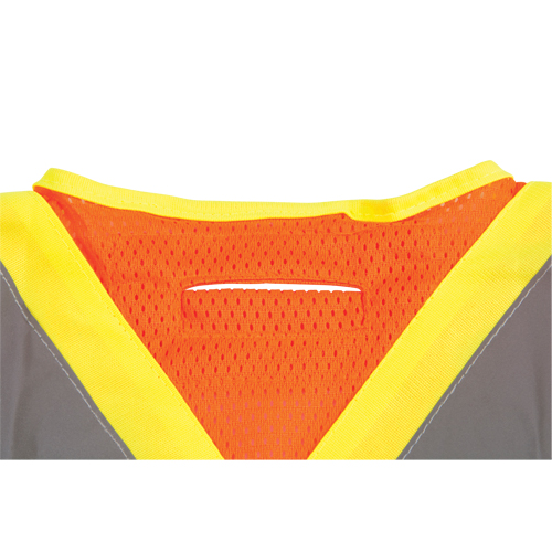 Veste d'arpenteur haute visibilit&eacute;, conforme &agrave; la CSA, Orange haute visibilit&eacute;, 2T-Grand, Polyester Distribution Élite MP