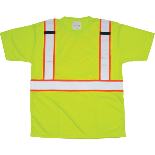 T-shirt conforme &agrave; la CSA, Polyester, 2T-Grand, Jaune lime haute visibilit&eacute; Distribution Élite MP