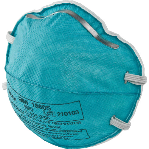 Respirateur 1860S contre les particules pour les soins de la sant&eacute;, N95, Certifi&eacute; NIOSH, Petit Distribution Élite MP