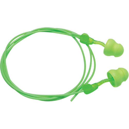 Bouchons d'oreilles en mousse Glide, Vrac - Boîte, Avec cordon Distribution Élite MP
