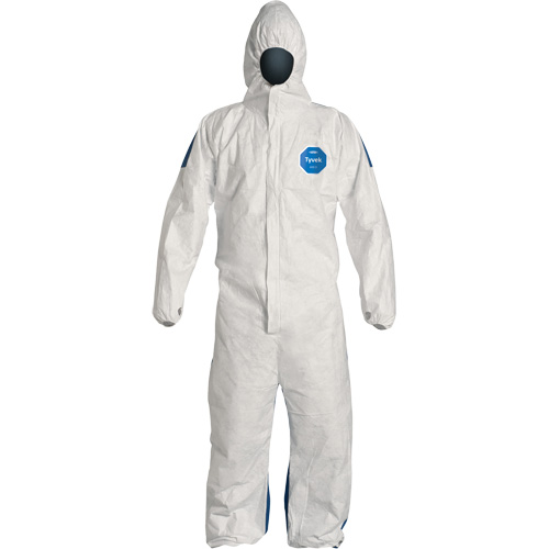 Combinaisons avec capuchon, 4T-Grand, Bleu/Blanc, Tyvek 400 D Distribution Élite MP