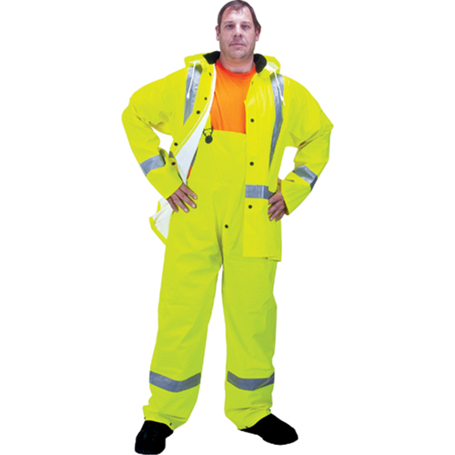 RZ900 Premium Traffic Rain Suit, Polyester/PVC, Medium, Lime-Yellow Distribution Élite MP