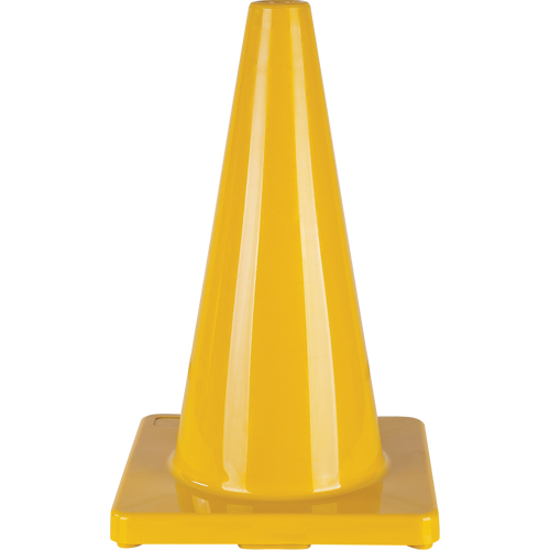 Coloured Traffic Cone, 18", Yellow Distribution Élite MP