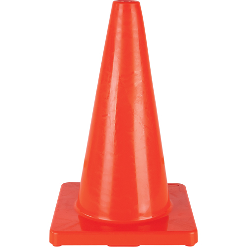 C&ocirc;ne de couleur pour la signalisation, 18", Orange Distribution Élite MP