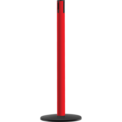Syst&egrave;me Advance TensaBarrier - Poteau r&eacute;cepteur, Hauteur de 36", Rouge Distribution Élite MP