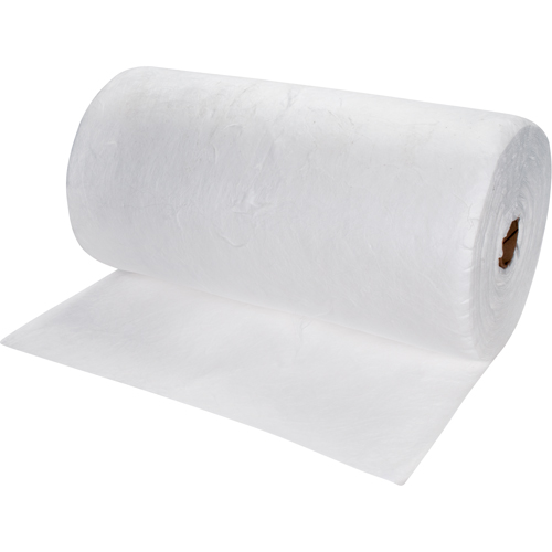 Premium Meltblown Sorbent Rolls, Heavyweight, 150' L x 30" W, 50 gal. Absorbancy Distribution Élite MP