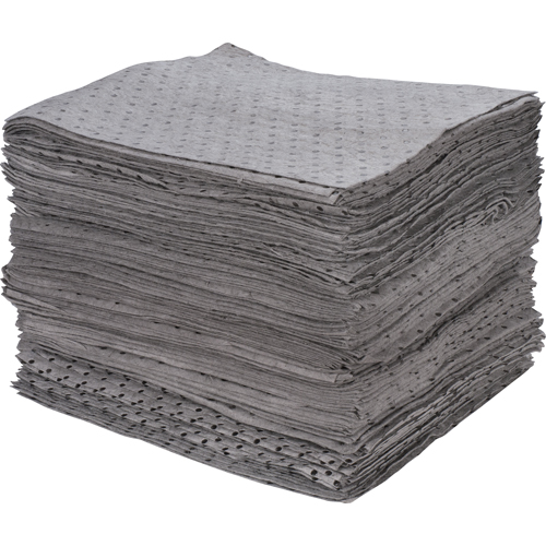 Feuilles absorbantes li&eacute;es de premi&egrave;re qualit&eacute;, Universel, 15" x 17", 30 gal. d'absorption Distribution Élite MP