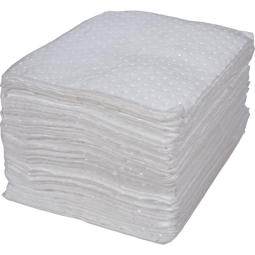Premium Bonded Sorbent Pads, Oil Only, 15" x 17", 15 gal. Absorbancy Distribution Élite MP