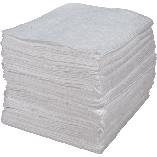 Premium Bonded Sorbent Pads, Oil Only, 15" x 17", 30 gal. Absorbancy Distribution Élite MP