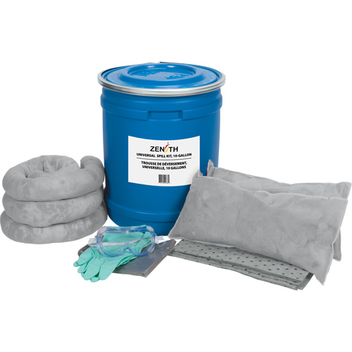 Trousse de lutte contre les d&eacute;versements pour camion, Universel, Baril, Absorbance de 10 gal. US Distribution Élite MP