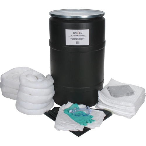 Spill Kit, Oil Only, Drum, 55 US gal. Absorbancy Distribution Élite MP