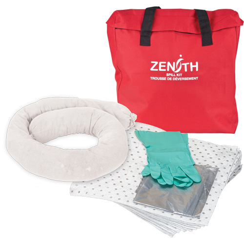 Trousse &eacute;conomique de lutte contre les d&eacute;versements, Huile seulement, Sac, Absorbance de 5 gal. US Distribution Élite MP