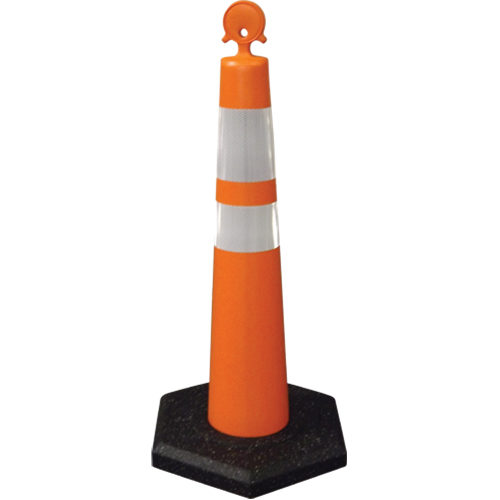 C&ocirc;ne de canalisation, Hauteur 42", Orange Distribution Élite MP