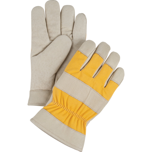Gants de travail doubl&eacute;s pour l'hiver de premi&egrave;re qualit&eacute;, 2T-Grand, Paume en Cuir fleur de porc, Doublure en Molleton de mousse Distribution Élite MP
